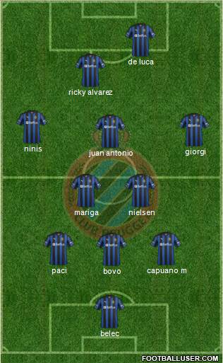 Club Brugge KV Formation 2013