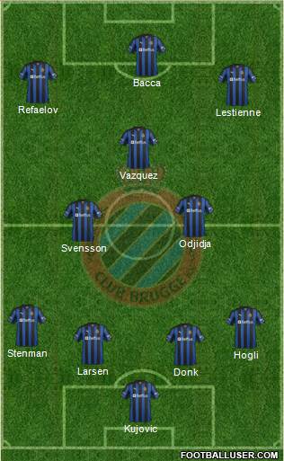 Club Brugge KV Formation 2013