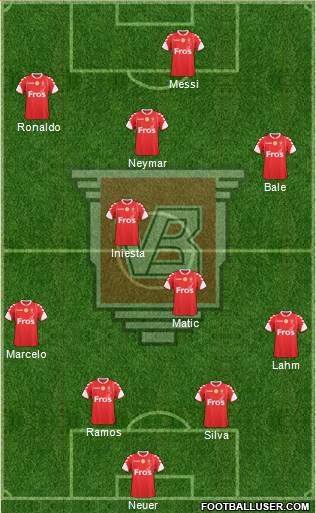 Vejle Boldklub Formation 2013