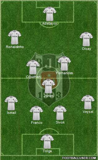 Besiktas JK Formation 2013