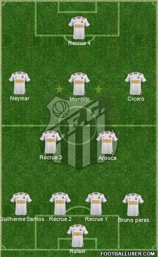 Santos FC Formation 2013