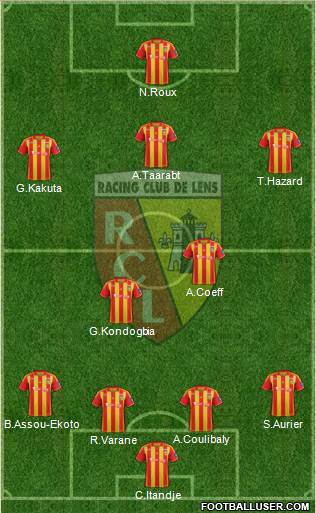 Racing Club de Lens Formation 2013