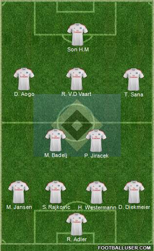 Hamburger SV Formation 2013