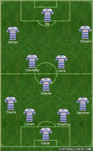 Queens Park Rangers Formation 2013