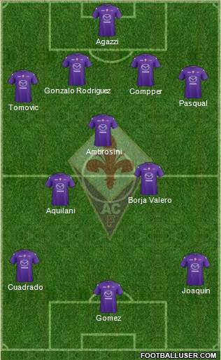 Fiorentina Formation 2013