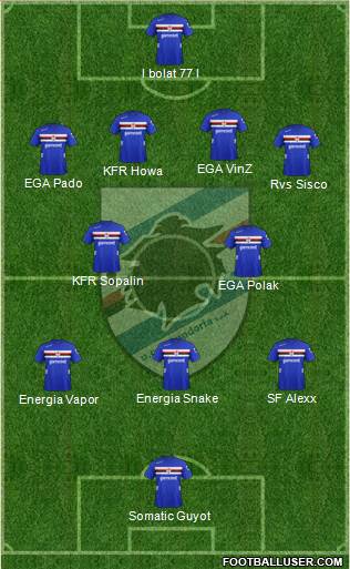 Sampdoria Formation 2013