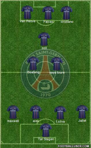 Paris Saint-Germain Formation 2013