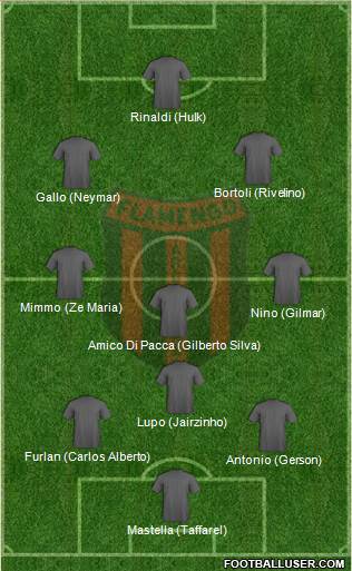 Flamengo EC de Arcoverde Formation 2013