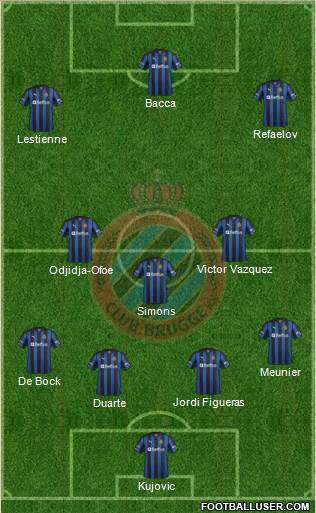 Club Brugge KV Formation 2013