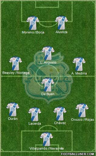 Club Puebla de la Franja Formation 2013