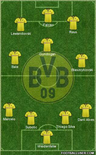 Borussia Dortmund Formation 2013