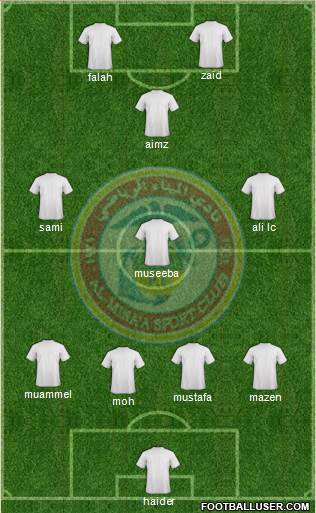 Al-Mina'a Sports Club Formation 2013