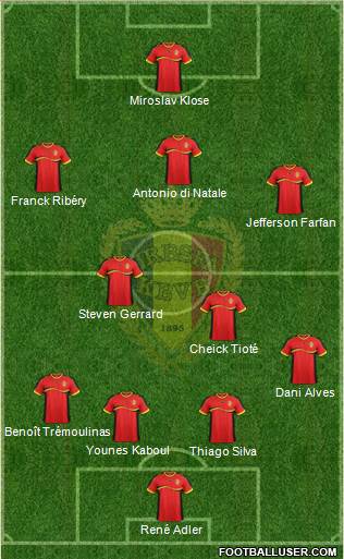Belgium Formation 2013