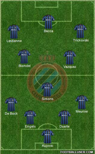 Club Brugge KV Formation 2013