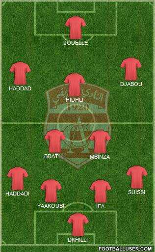 Club Africain Tunis Formation 2013