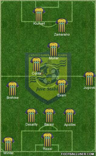 Juve Stabia Formation 2013