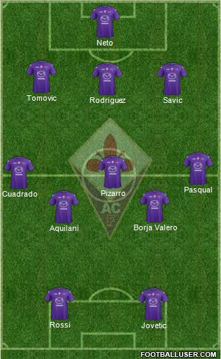 Fiorentina Formation 2013