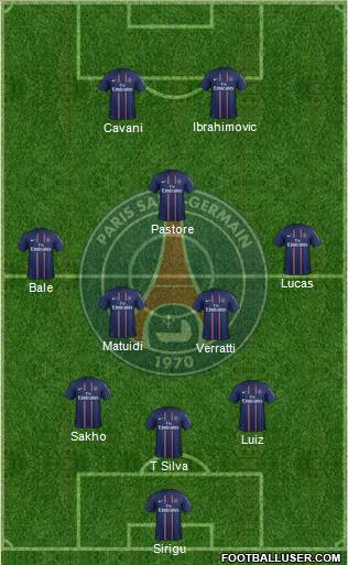 Paris Saint-Germain Formation 2013