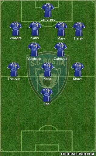 Sporting Club Bastia Formation 2013