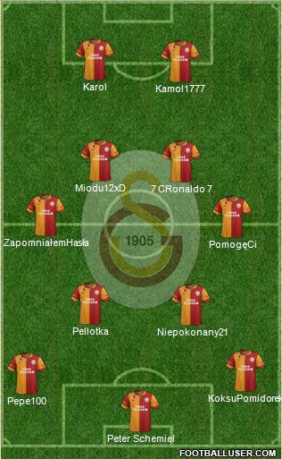 Galatasaray SK Formation 2013
