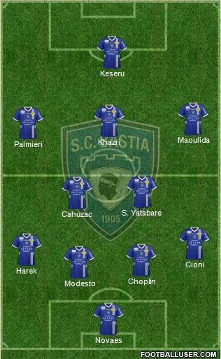 Sporting Club Bastia Formation 2013