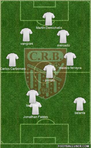 Chabab Riadhi Belouizdad Formation 2013