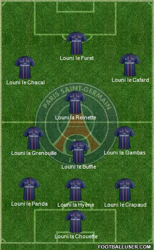 Paris Saint-Germain Formation 2013