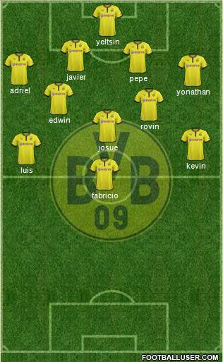 Borussia Dortmund Formation 2013