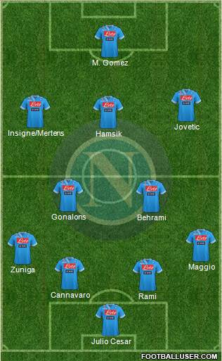 Napoli Formation 2013