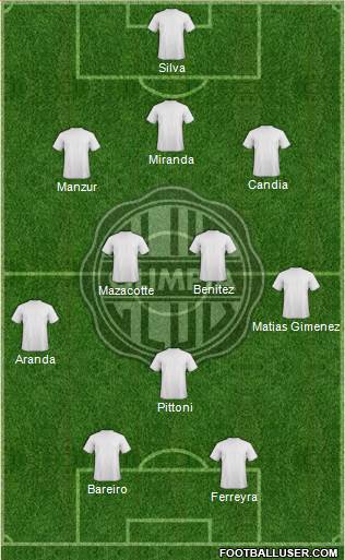 C Olimpia Formation 2013