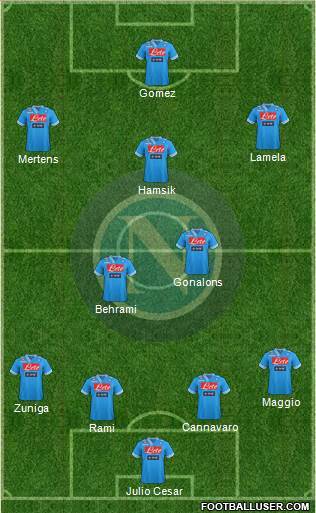 Napoli Formation 2013