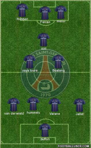Paris Saint-Germain Formation 2013