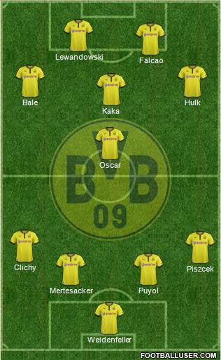 Borussia Dortmund Formation 2013