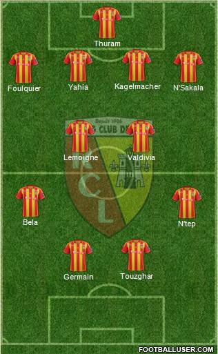 Racing Club de Lens Formation 2013