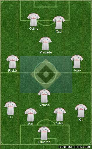 Hamburger SV Formation 2013