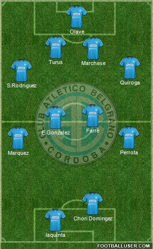Belgrano de Córdoba Formation 2013