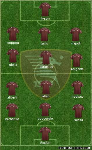 Salernitana Formation 2013