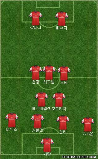 Arsenal Formation 2013