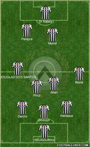 Udinese Formation 2013