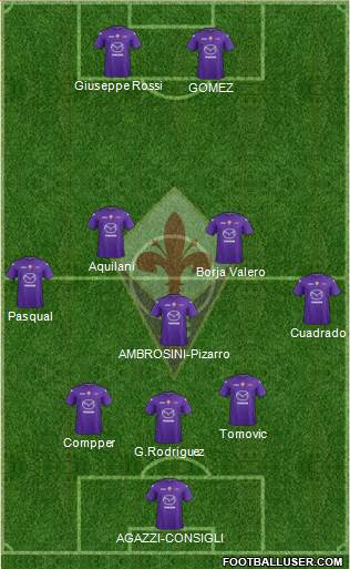 Fiorentina Formation 2013