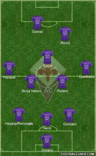 Fiorentina Formation 2013