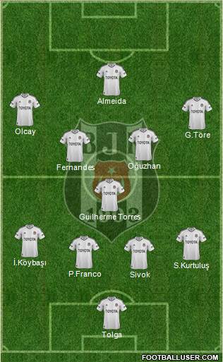 Besiktas JK Formation 2013