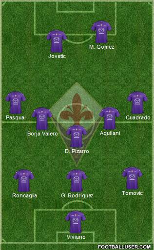 Fiorentina Formation 2013
