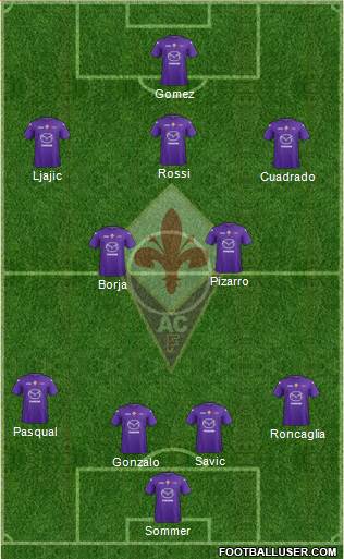 Fiorentina Formation 2013