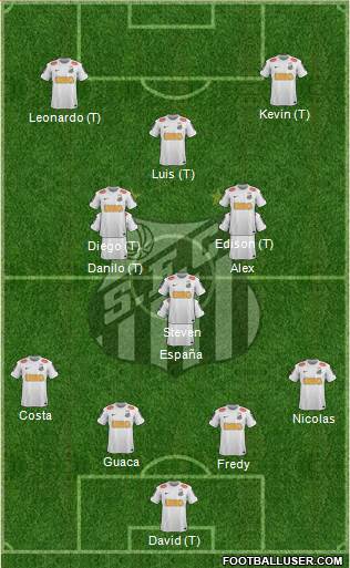 Santos FC Formation 2013