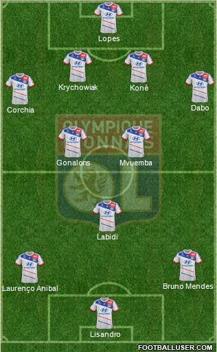 Olympique Lyonnais Formation 2013