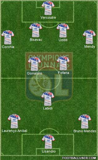 Olympique Lyonnais Formation 2013