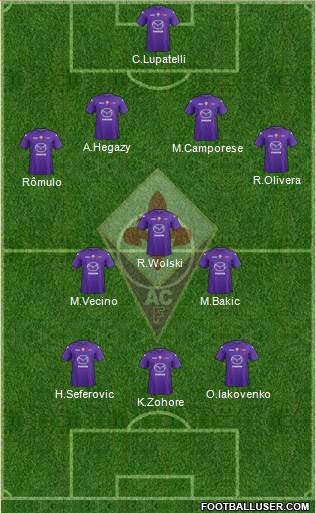 Fiorentina Formation 2013