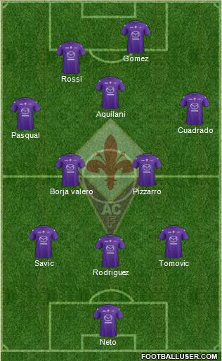 Fiorentina Formation 2013