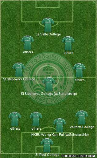 Tai Po Football Club Formation 2013